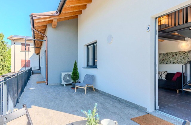 Nice apartment for 4 guests with A/C, pool, WIFI, TV, patio and panoramic view