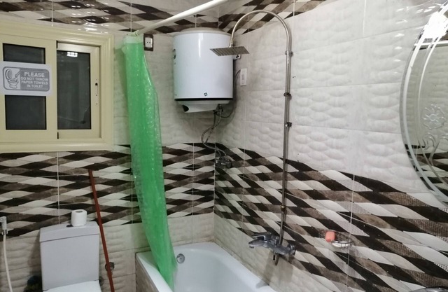 Our apartment front of the pyramids of giza