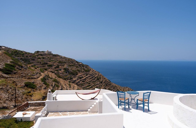 Pet-Friendly Apartment 'Antiparos' with Sea View & Wi-Fi
