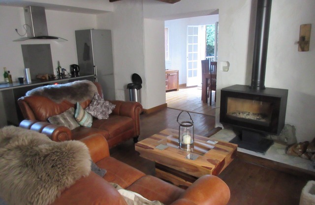 Pretty house in Medieval village with castle views