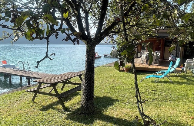 Rare lakefront property for rent with private beach