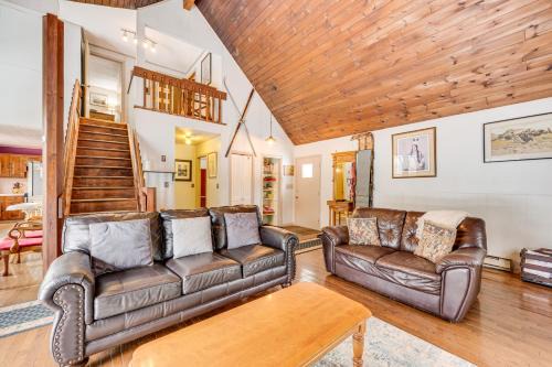 Rustic Intervale Hideaway with Deck and Wooded Views!