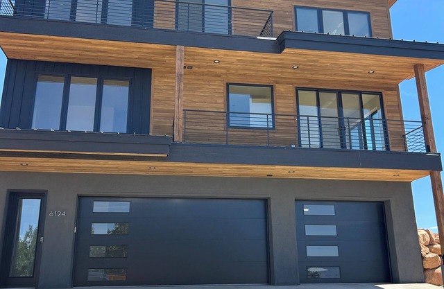 Ski in ski out powder palace at powder mountain