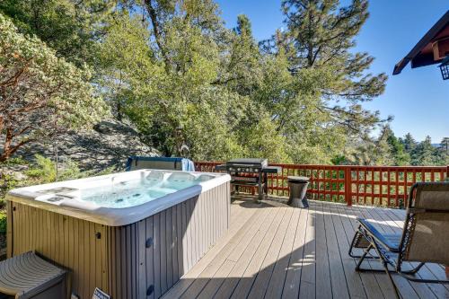 Stunning Idyllwild Home with Private Hot Tub and Decks