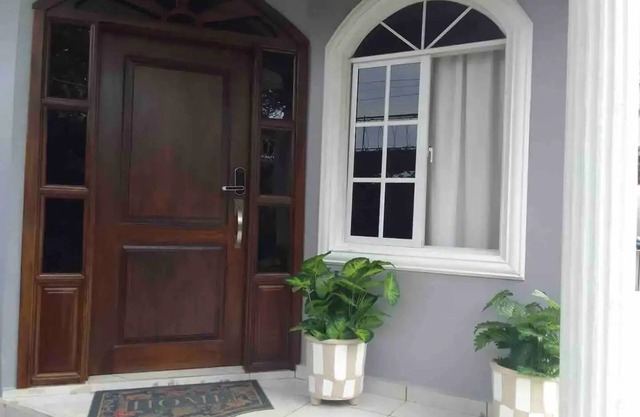 Stunning pool house short distance from the beach. Best place to relax!