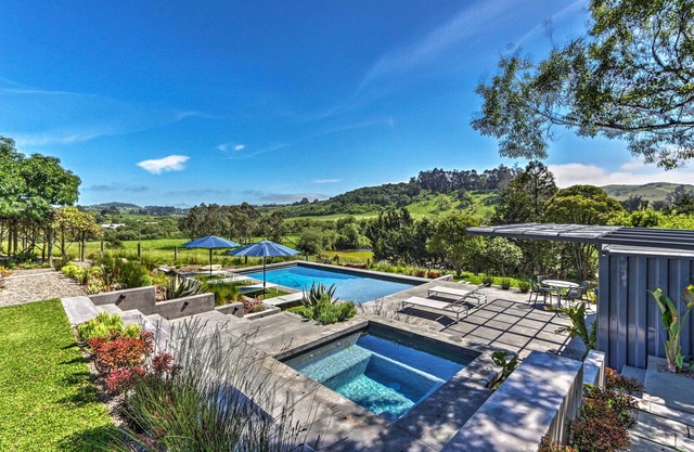 Stunning West Sonoma Retreat with Spectacular Pool, Gardens, and Views