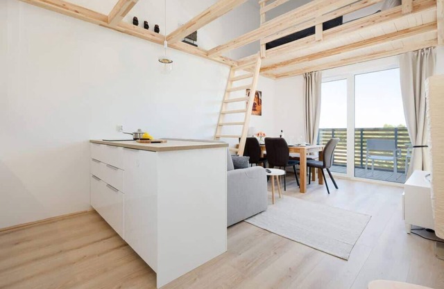 Sun Gallery Dźwirzyno | Bright Apartment with Mezzanine | Balcony & Parking | 50
