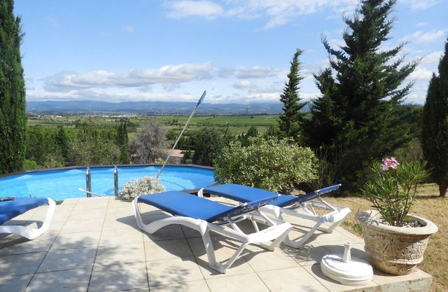 Superb view of the Minervois valley