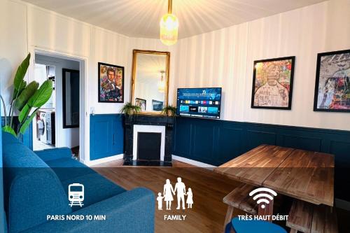 T3 Le Louvre d' Enghien 2 Rooms 3 Beds 10mn Paris