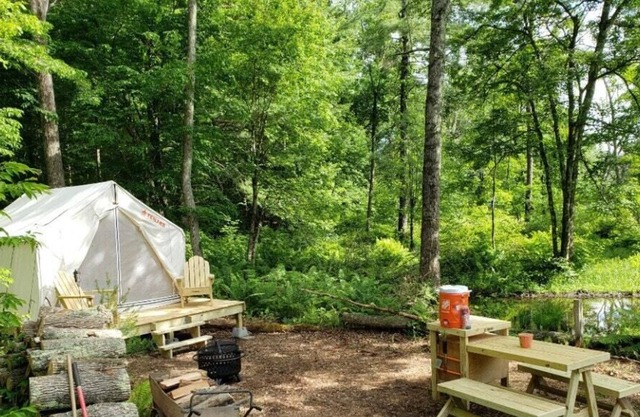 Tentrr Signature Site - Beaver Pond Camping at Farm Winery