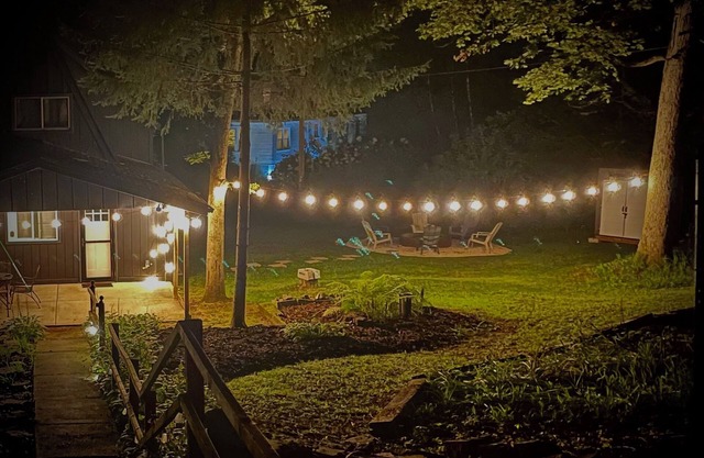 This modern A-Frame home promises a sanctuary of comfort and tranquility.