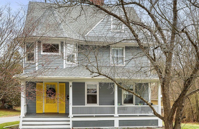 Timeless Great Barrington haven set on a large corner lot, deep front...