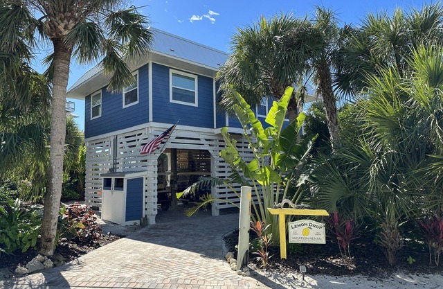Upgraded beach house located just steps away from the beach. Pool and Hot tub.