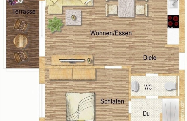 Vacation apartment/apartment for 4 guests with 50m² in Lierschied (129646)