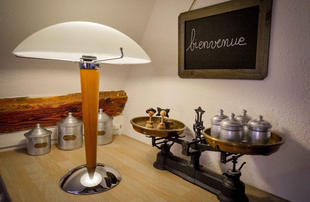 View over the vines in a completely renovated Alsatian house.