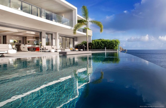 Villa Axel Rocks | Ocean View - Located in Tropical Gustavia with Private Pool