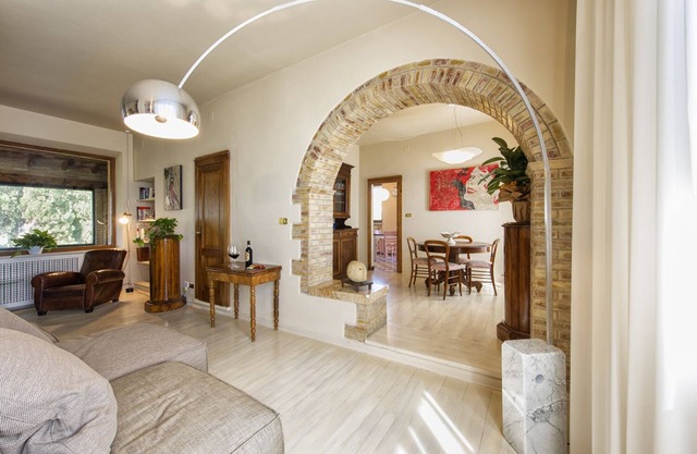 Villa La Fortezza in the heart of the historic center of Montalcino with Jacuzzi