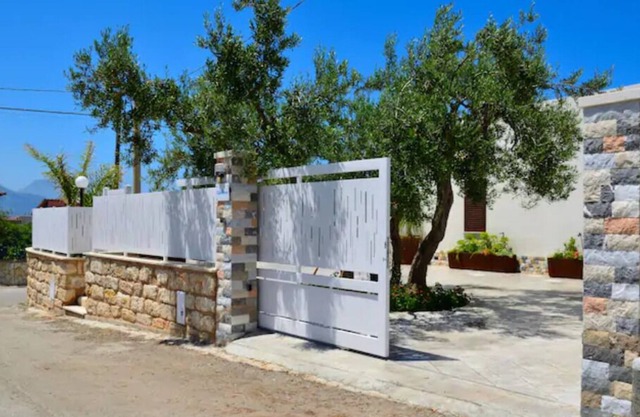 villa with pool near the beach