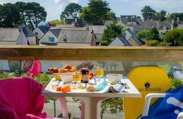 Wifi, swimming pool, terrace, balcony, tv, 25m², Carnac