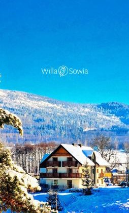 Willa Sowia nowy apartament z prywatnym tarasem i widokiem na góry