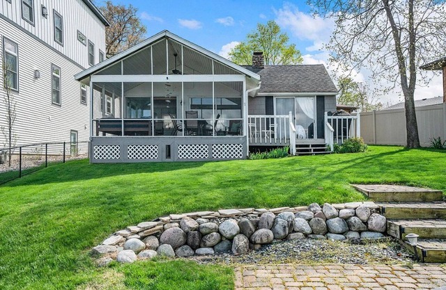 Your Eagle Lake Escape: Dock, Deck, and Notre Dame Access.