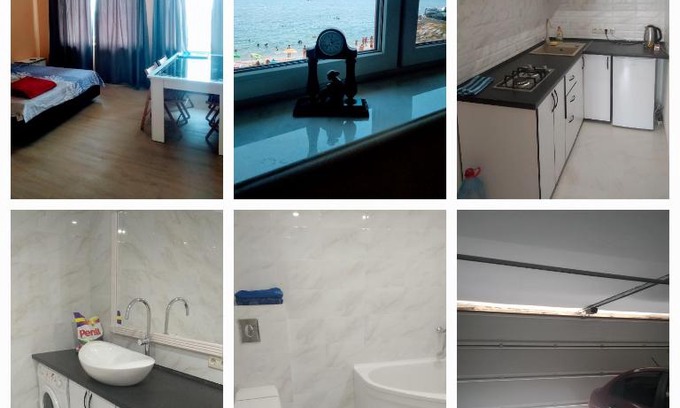 Odessa House | Аппартаменты студия первая линия у моря в Совиньоне