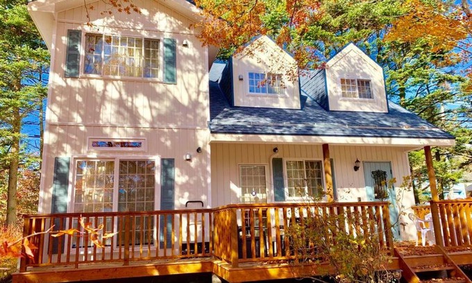 Karuizawa Villa | 軽井沢ショッピングプラザ徒歩圏内の新築アメリカンハウス/ポーラーリゾート新軽井沢１