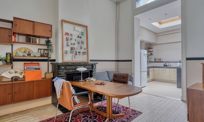 Brussels Apartment | 0)Vintage Heaven 55m2 w/4.5 m ceiling Full kitchen