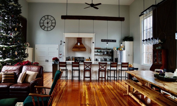 Stephens City House | 19th Century Renovated Church Building. A spacious sanctuary retreat.