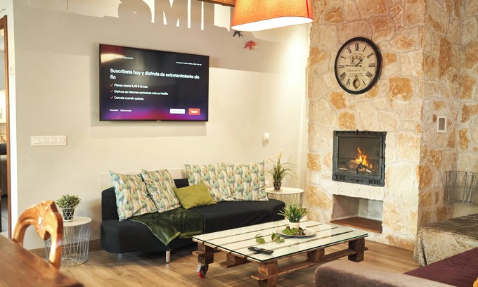 Segovia Cottage | 1h from Madrid wifi, bbc PRIVATE bathroom in BEDROOMS Entre Acebedas rural house