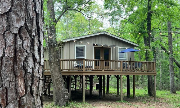 Montgomery House | 2 BDRM Treehouse Hideout- Lake Conroe with Boat ramp
