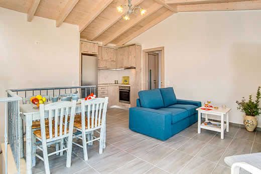 Longos Apartment | 2 bed 2 bath, A/C, located in the heart of the village, walking distance to the beach.