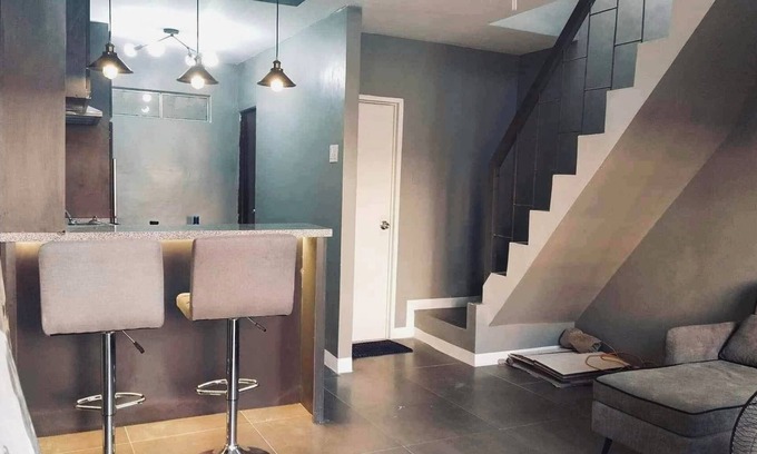 Carcar House | 2 Bedroom Minimalist Gray color themed house