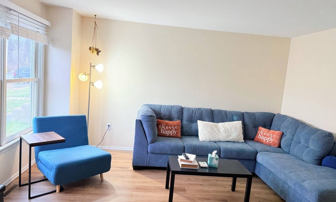 Danville House | 2-bedroom townhome in charming Danville near Geisinger Medical Center