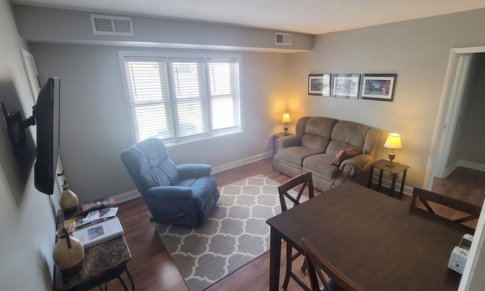 Luverne Apartment | 2 Bedroom Travelers Suite with Queen and Full Bed