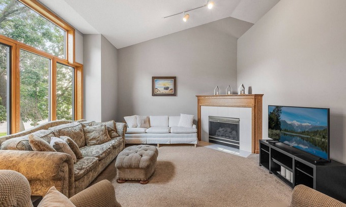 Andover House | 2 Story House with Gas Fireplace + Garage Parking