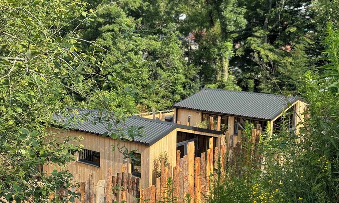 Orbey Cabin | 2 Tiny Houses with terrace and Nordic bath for an unusual group stay