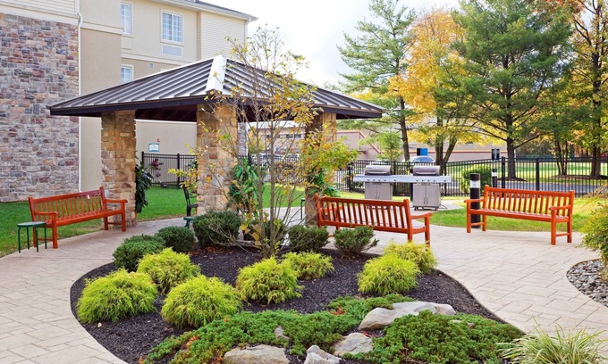 Mount Laurel Condo | 24 Hour Fitness Center + Business Center | Evening Receptions + Convenient Location