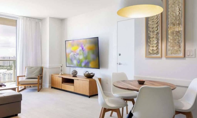 Hallandale Beach Apartment | 2BR 2BA at Beachwalk on 29 floor Full Equiped