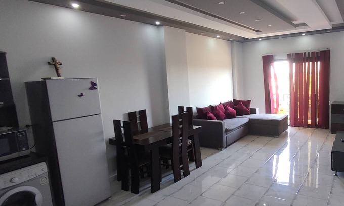 Al Ahyaa Ski Chalet | 2BR Apartment Side Sea View Pool Turtles Beach