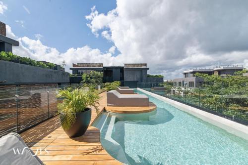 Playa Paraiso Apartment | 2BR wPrivate Pool - Steps away from the Beach