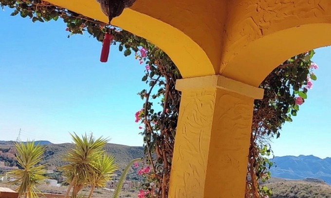 Vera House | 3 bedroom Las Colinas Vera, roofterrace sea- mountain views. wifi, parking