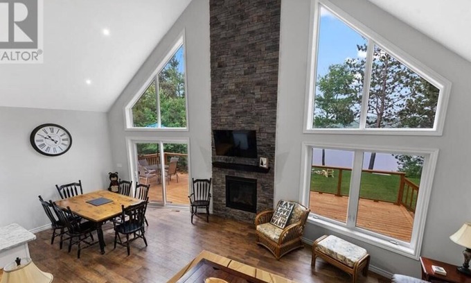 Madawaska Valley Cottage | 3 bedroom open concept Lake front house with shallow entry, sandy bottom beach