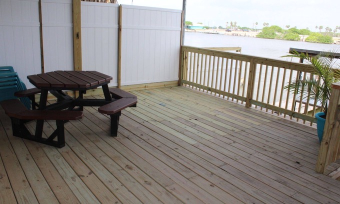 Port Mansfield Condo | 313 S. Harbor 6 - Everything Brand New! Great Views & On the Water!