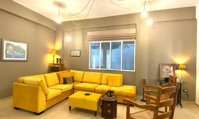 Mar Mikhael Apartment | 3BR on MM stairs with a quiet terrace, 24/7 Power