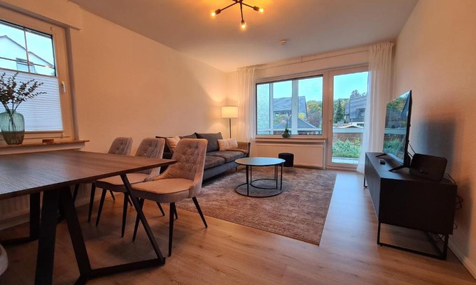 Castrop-Rauxel Apartment | 4-Zimmer-Ferienwohnung, modern, Küche, WLAN, Netflix