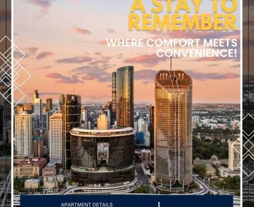 Brisbane Central Business District Apartment | 5 Star Queens Wharf 2BR 2BA High Floor Epic Views