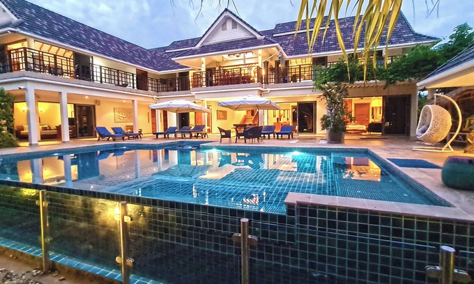 Pranburi Villa | 6-bedrooms, 12 guests; private pool,3 dining areas, kitchen, movie room, luxury.