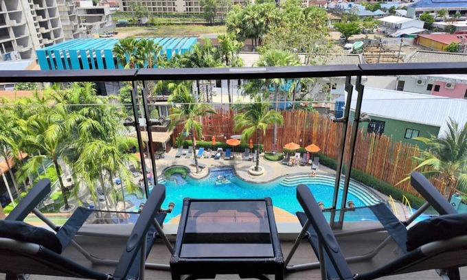 Kata Apartment | 7 Floor - Pool view Studio room at TBHR near Kata beach
