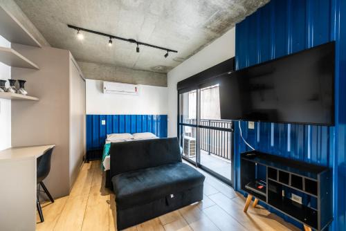 Consolacao Apartment | 94 Design Studio com vaga Av Paulista, Augusta